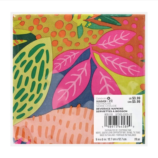 Hothouse Bar Beverage Napkins, 20ct. by Celebrate It™